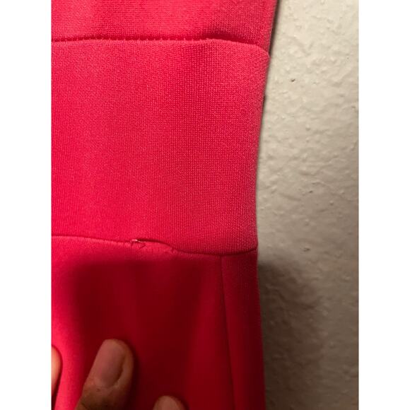 Womens Maxi Dress Size Large Pink Ruffle Sweetheart Babydoll Princess Feminine - Picture 3 of 7